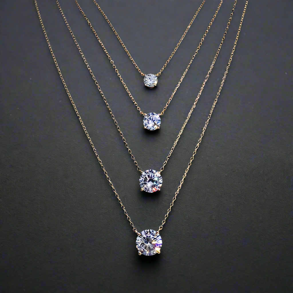 'Rhone' Solitaire Necklace