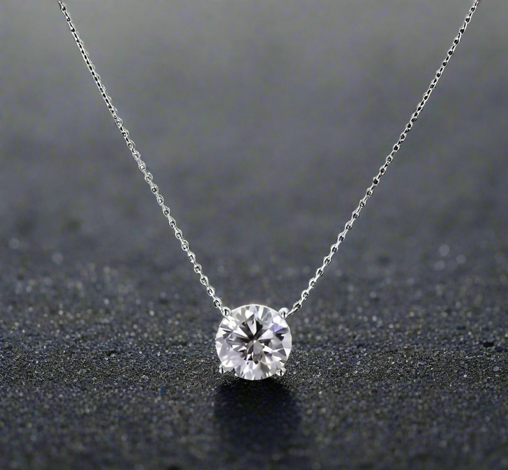 'Rhone' Solitaire Necklace