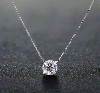 'Rhone' Solitaire Necklace