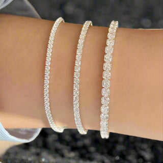 3mm Tennis Bracelet in 14K Solid Gold