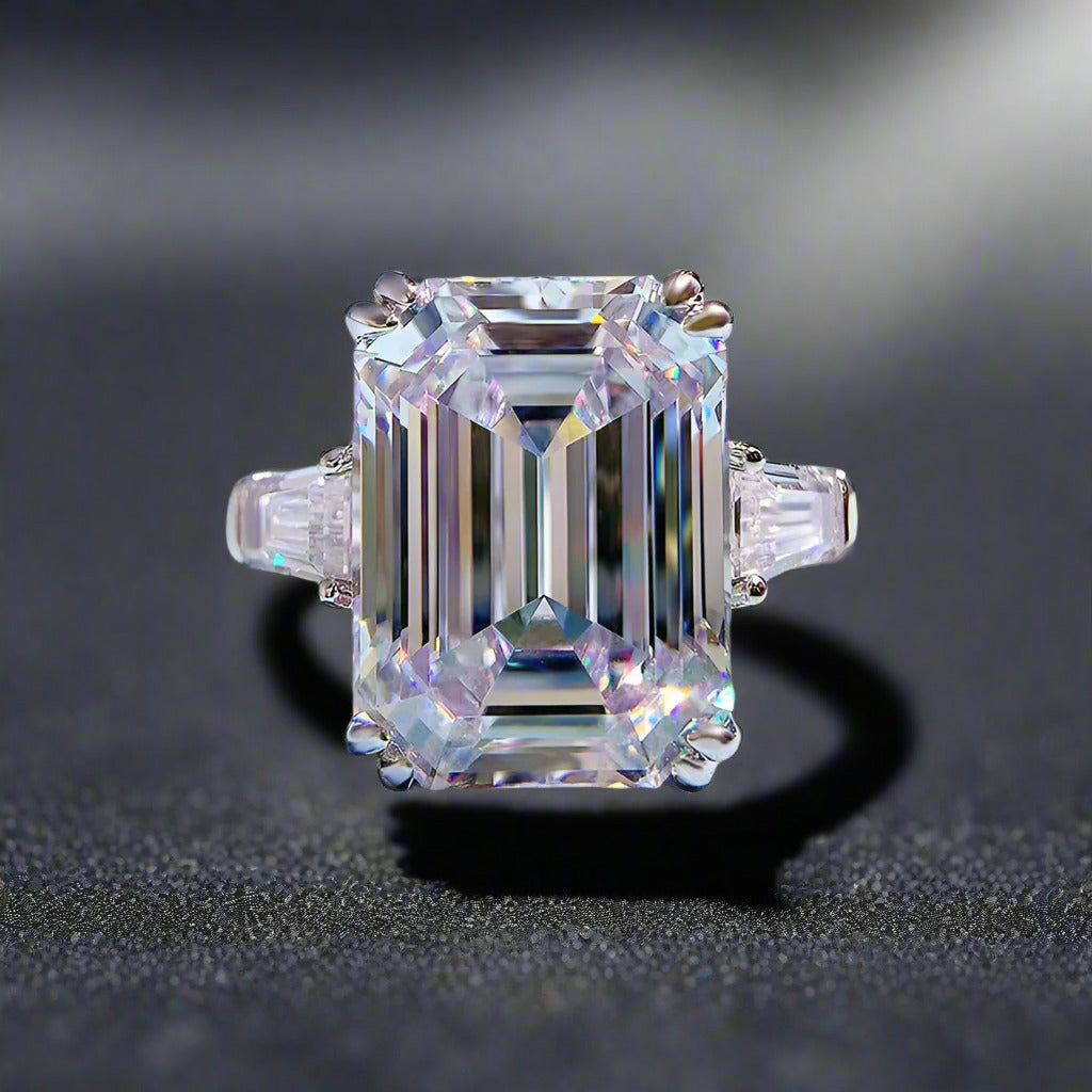 9.0ct Emerald & Baguette Trio