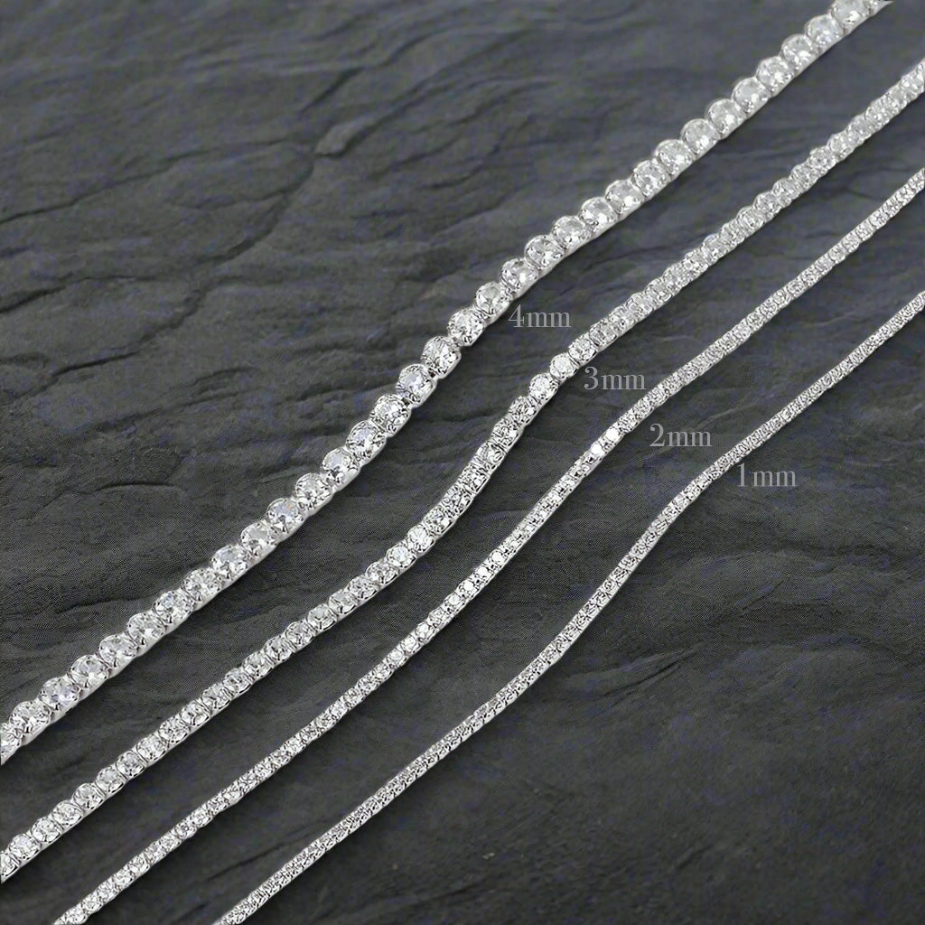 3mm Tennis Bracelet in 14K Solid Gold