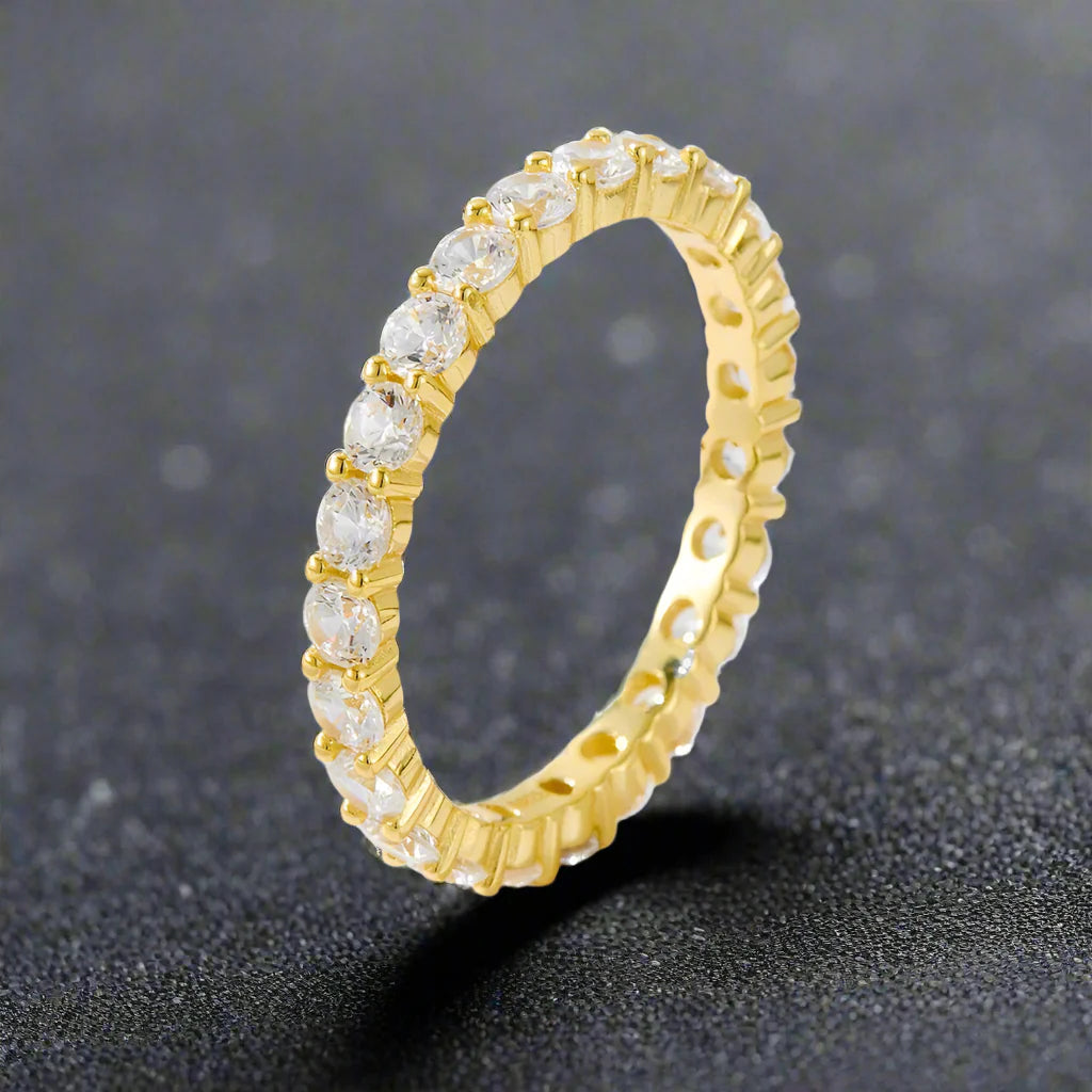 Diamant-Pavé-Ring