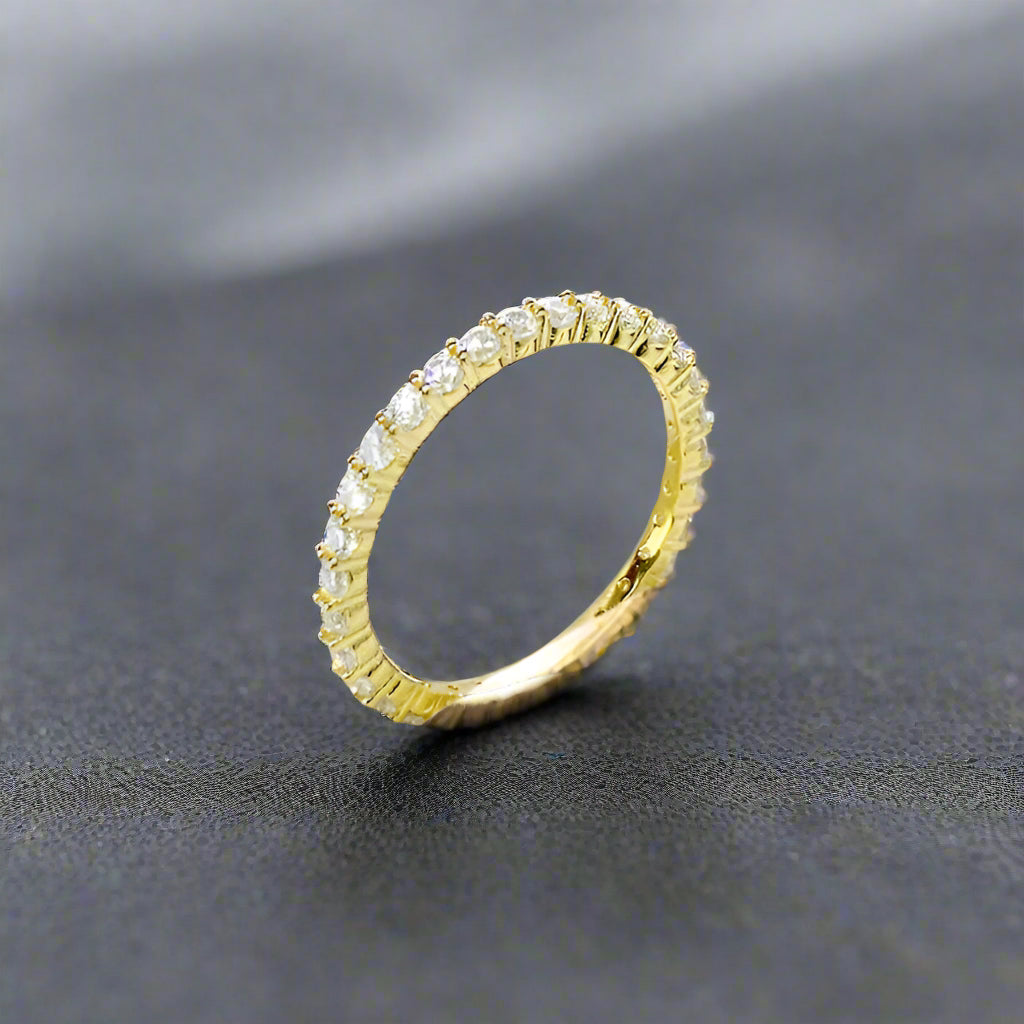 Diamant-Pavé-Ring